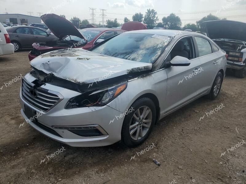 HYUNDAI SONATA SE 2015 silver  gas 5NPE24AF3FH202238 photo #1