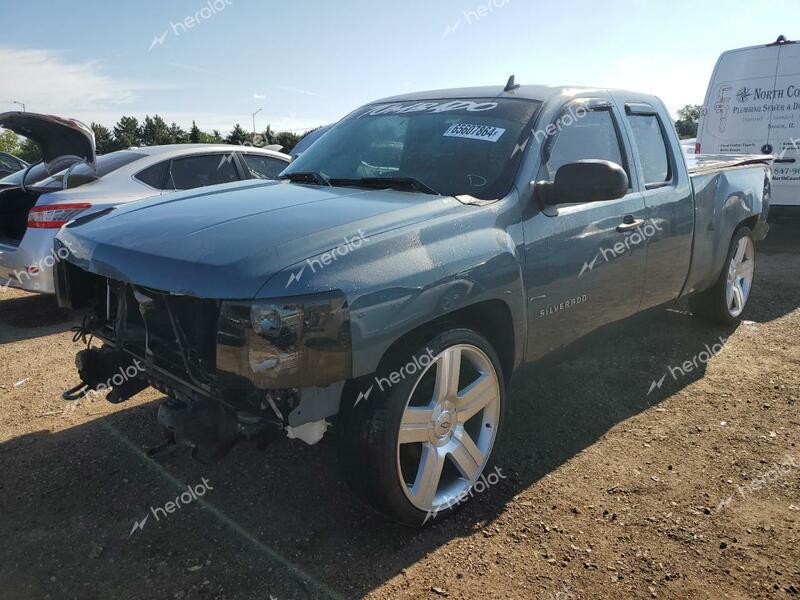 CHEVROLET SILVERADO 2010 blue  flexible fuel 1GCSCSEA0AZ112212 photo #1