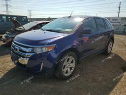 FORD EDGE SEL 2013 blue 4dr spor gas 2FMDK3J91DBA18842 photo #2