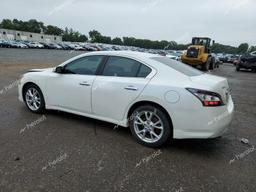 NISSAN MAXIMA S 2014 white  gas 1N4AA5APXEC446050 photo #3