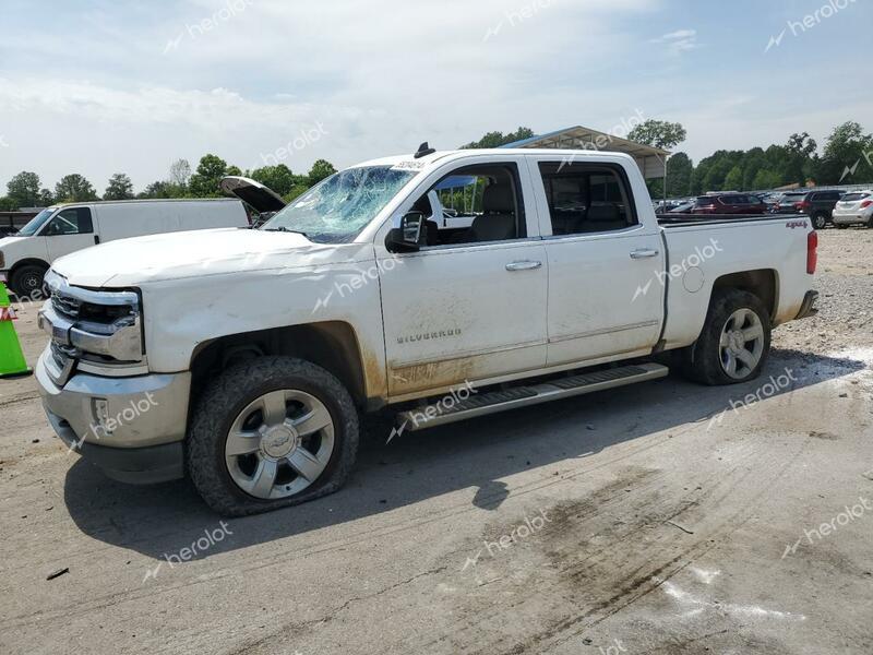 CHEVROLET SILVERADO 2017 white  gas 3GCUKSEC2HG460035 photo #1