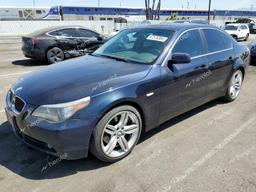 BMW 525 XI 2007 blue sedan 4d gas WBANF33557CS39580 photo #2