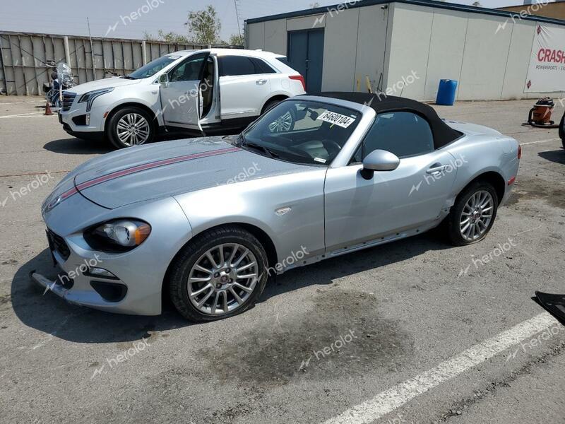 FIAT 124 SPIDER 2020 silver  gas JC1NFAEK0L0145822 photo #1