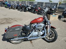 HARLEY-DAVIDSON XL1200 T 2014 red road/str gas 1HD1LL327EC446421 photo #2