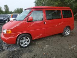 VOLKSWAGEN EUROVAN MV 2002 red sports v gas WV2NB47082H052673 photo #2