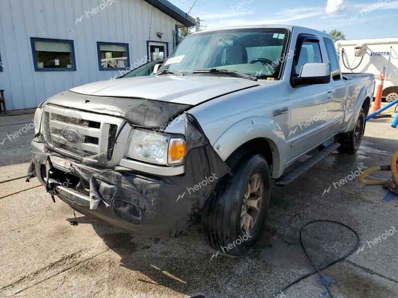 FORD RANGER SUP 2010 silver  gas 1FTLR4FE1APA52372 photo #1