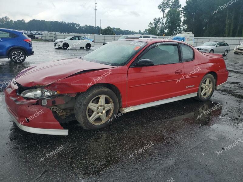 CHEVROLET MONTE CARL 2004 red  gas 2G1WZ151749135231 photo #1