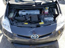 TOYOTA PRIUS 2012 gray  hybrid engine JTDKN3DU1C5513676 photo #4