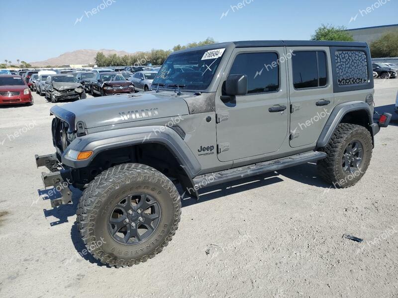 JEEP WRANGLER U 2020 gray  gas 1C4HJXDG3LW186165 photo #1