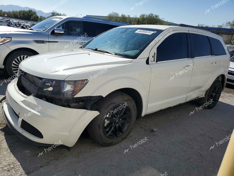 DODGE JOURNEY SE 2020 white  gas 3C4PDCAB6LT277084 photo #1