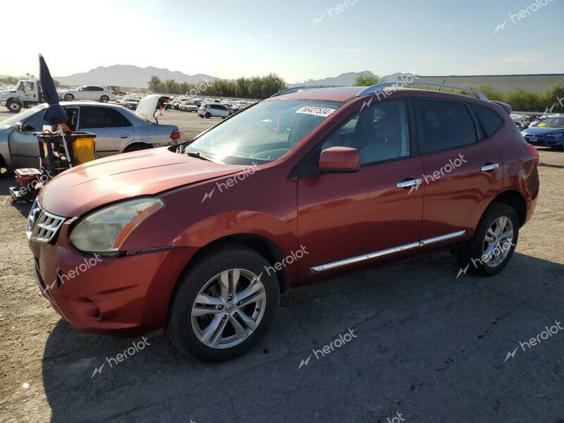 NISSAN ROGUE S 2013 burgundy  gas JN8AS5MT3DW028530 photo #1