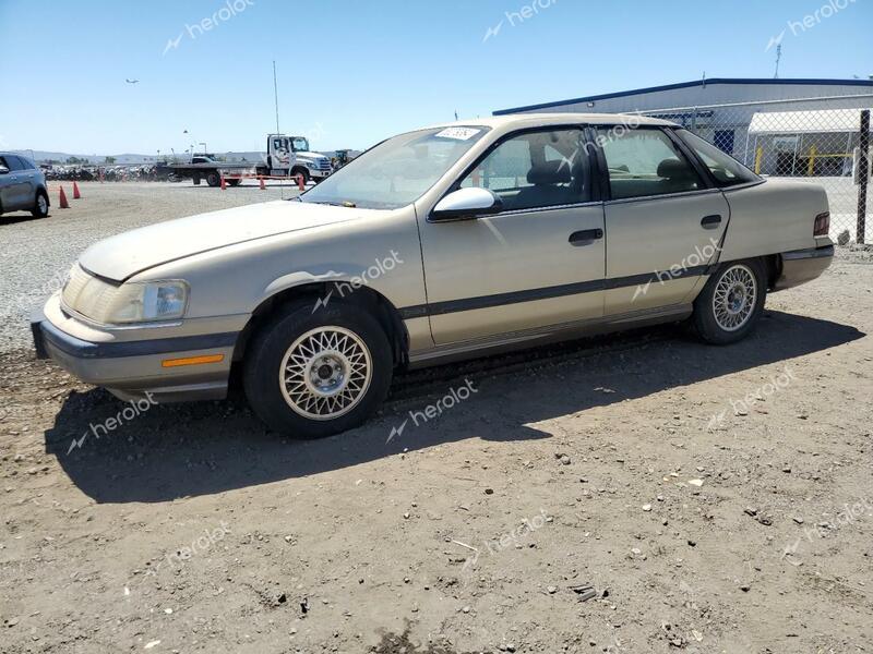 MERCURY SABLE GS 1990 gold  gas 1MECM50U6LG650642 photo #1