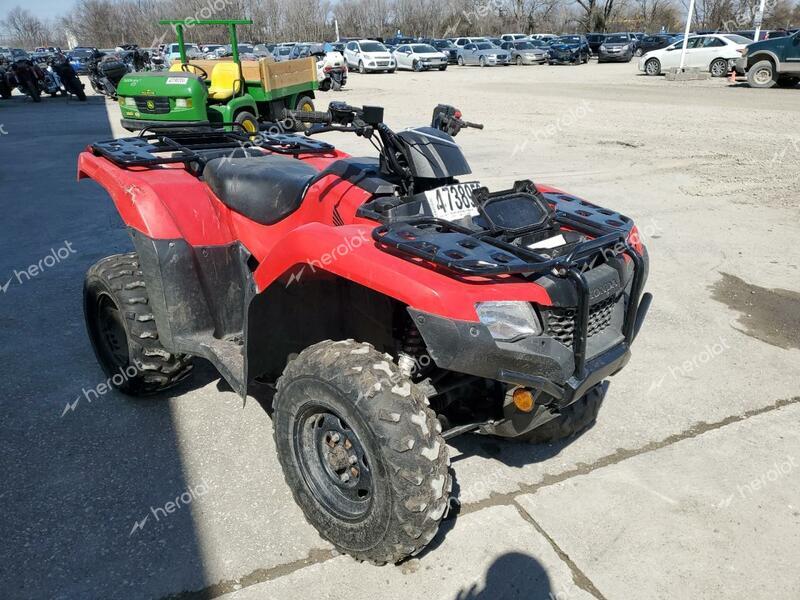 HONDA TRX420 FA 2021 red  gas 1HFTE47D4M4601737 photo #1