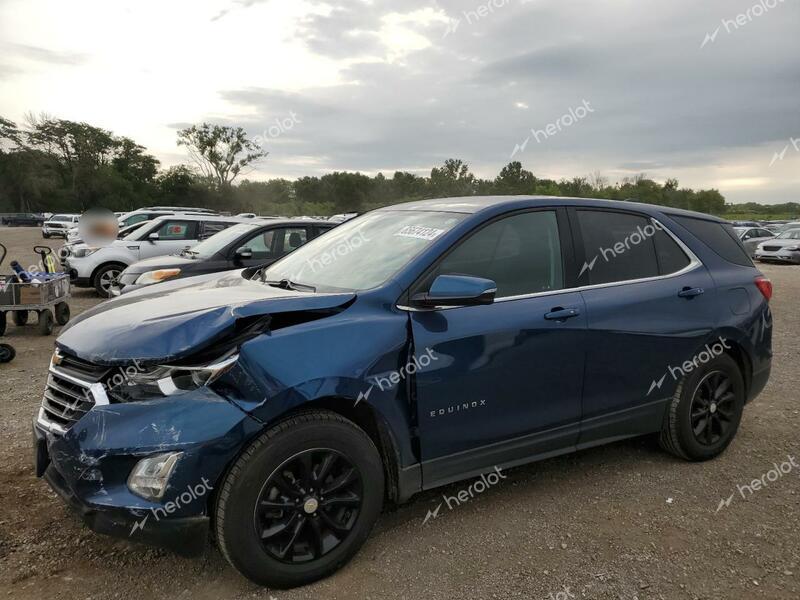 CHEVROLET EQUINOX LT 2019 blue  gas 2GNAXKEV5K6114688 photo #1