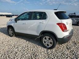 CHEVROLET TRAX LS 2016 white  gas 3GNCJKSB0GL164907 photo #3