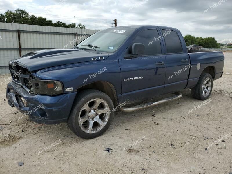 DODGE RAM 1500 S 2004 blue  gas 1D7HA18D24S584219 photo #1