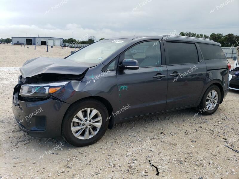 KIA SEDONA LX 2016 charcoal  gas KNDMB5C15G6183917 photo #1