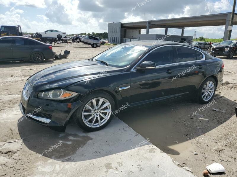 JAGUAR XF 2013 black sedan 4d gas SAJWA0ES1DPS95769 photo #1