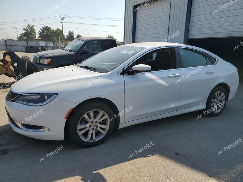 CHRYSLER 200 LIMITE 2015 white sedan 4d gas 1C3CCCAB4FN639875 photo #1