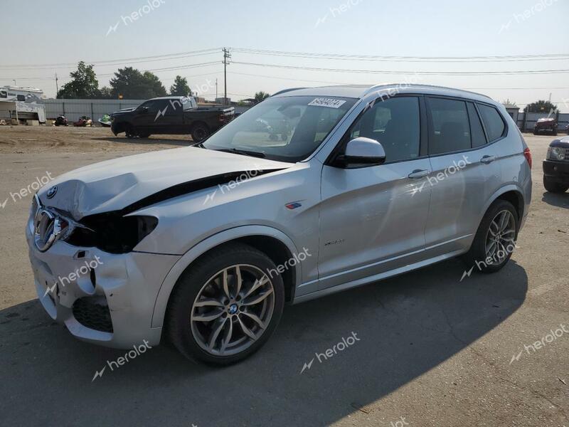 BMW X3 XDRIVE2 2015 silver 4dr spor gas 5UXWX9C56F0D47327 photo #1