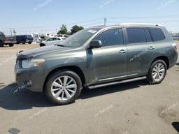 TOYOTA HIGHLANDER 2008 green  hybrid engine JTEEW44A482018009 photo #2