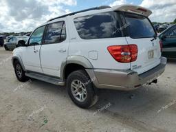 TOYOTA SEQUOIA SR 2004 white  gas 5TDZT34A44S217802 photo #3