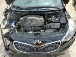 KIA FORTE LX 2016 black  gas KNAFK4A66G5475936 photo #4