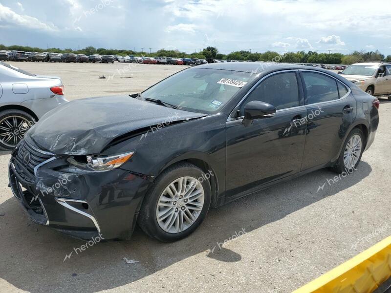 LEXUS ES 350 2016 black sedan 4d gas 58ABK1GG6GU012656 photo #1