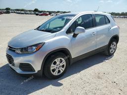 CHEVROLET TRAX LS 2018 silver  gas KL7CJKSBXJB718114 photo #2