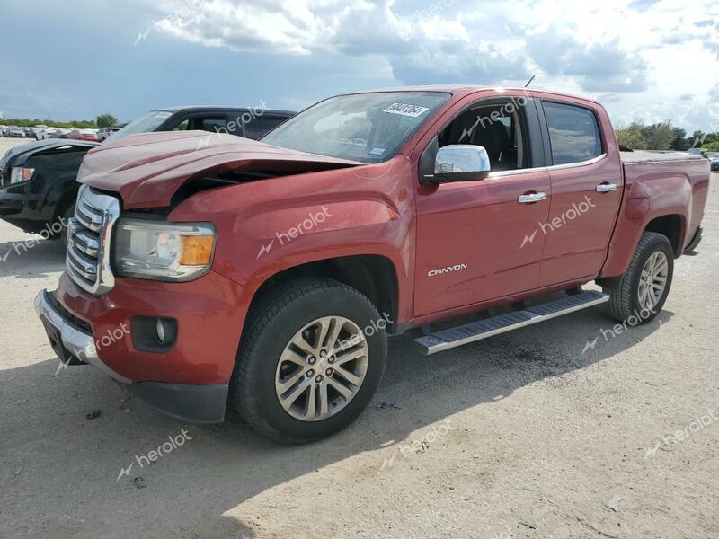 GMC CANYON SLT 2016 orange  gas 1GTG5DE35G1157697 photo #1