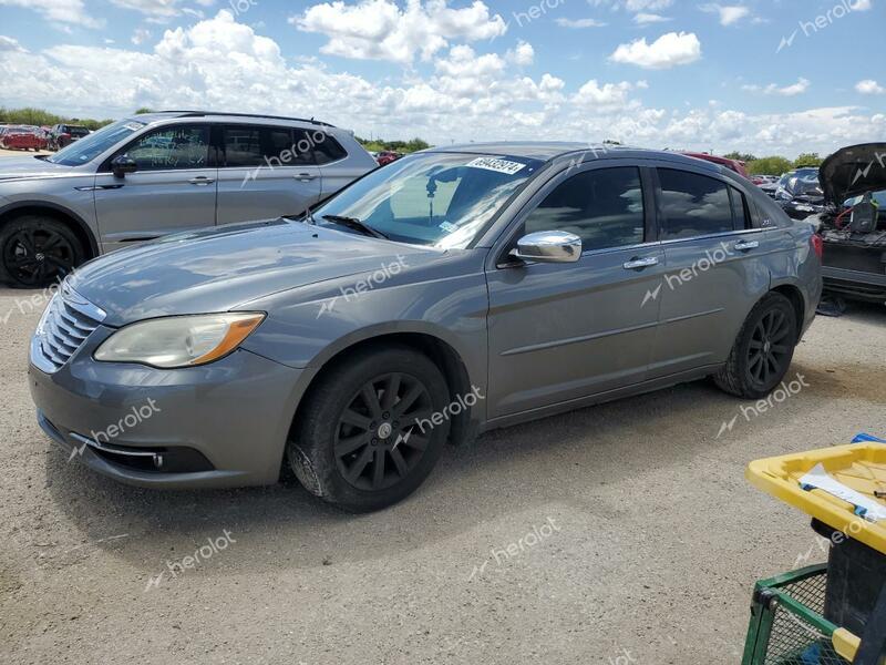 CHRYSLER 200 LIMITE 2013 gray sedan 4d flexible fuel 1C3CCBCG2DN591325 photo #1