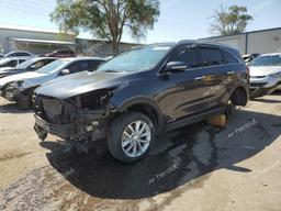 KIA SORENTO LX 2018 charcoal  gas 5XYPGDA59JG338567 photo #2