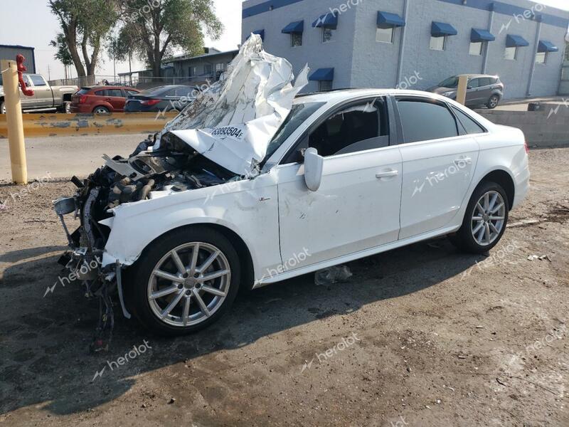 AUDI A4 PREMIUM 2016 white sedan 4d flexible fuel WAUFFAFL7GN011295 photo #1