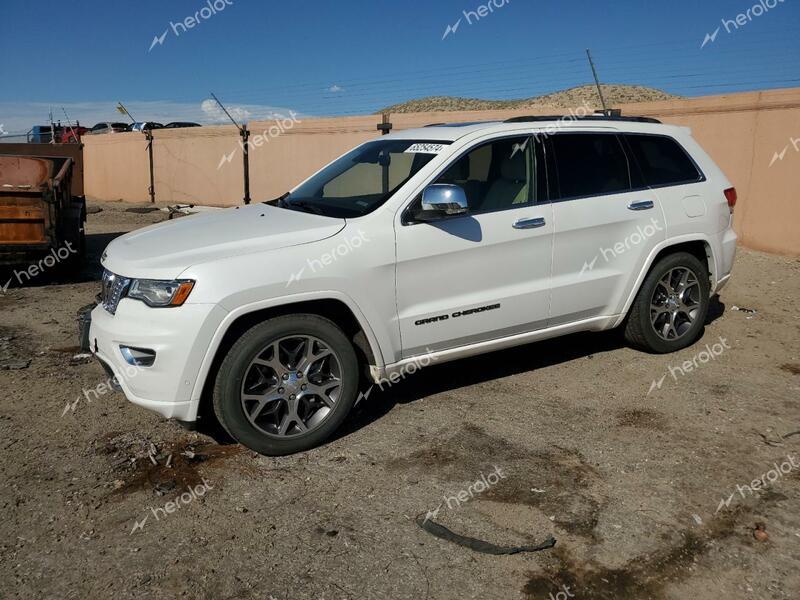 JEEP GRAND CHER 2019 white  flexible fuel 1C4RJFCG1KC596298 photo #1