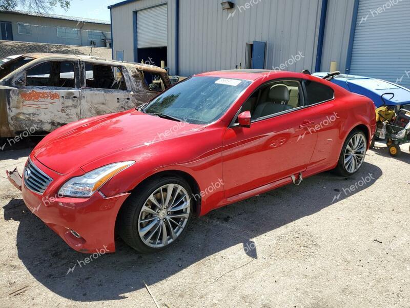 INFINITI G37 2012 red  gas JN1CV6EK4CM421179 photo #1