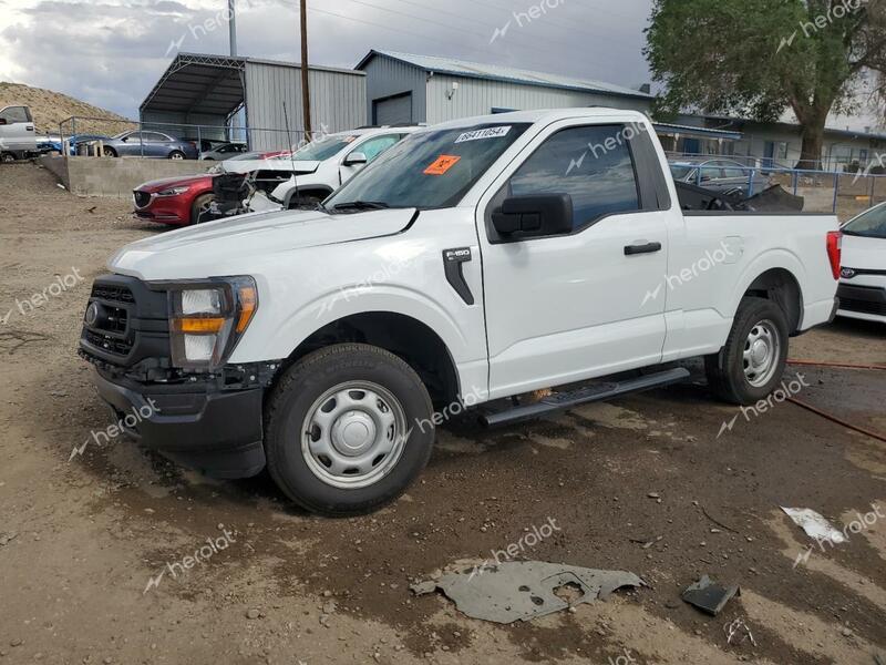 FORD F150 2023 white  gas 1FTMF1CB2PKF56957 photo #1