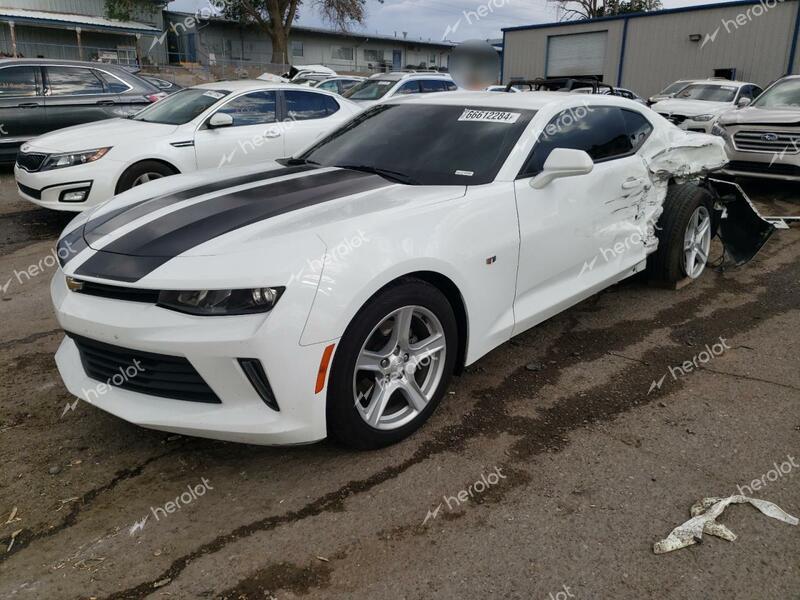 CHEVROLET CAMARO LT 2017 white  gas 1G1FB1RSXH0146229 photo #1