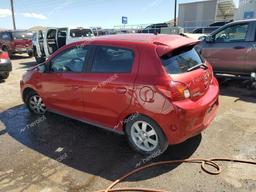 MITSUBISHI MIRAGE ES 2015 red  gas ML32A4HJ4FH010294 photo #3