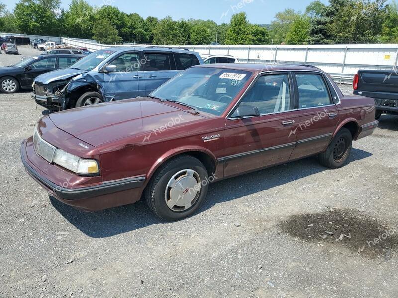 OLDSMOBILE CUTLASS CI 1992 burgundy  gas 1G3AL54N5N6396056 photo #1