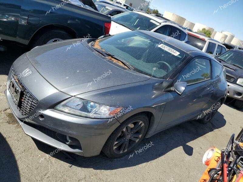 HONDA CR-Z EX 2015 charcoal  hybrid engine JHMZF1C62FS002209 photo #1