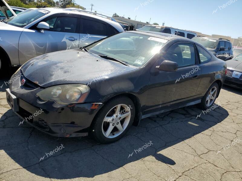 ACURA RSX 2002 black  gas JH4DC54872C028593 photo #1