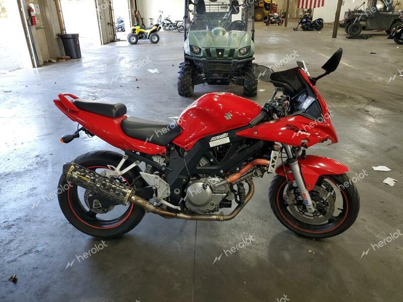 SUZUKI SV650 2006 red racer gas JS1VP53AX62104537 photo #1