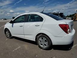 CHEVROLET SONIC LT 2014 white  gas 1G1JC5SH1E4197264 photo #3