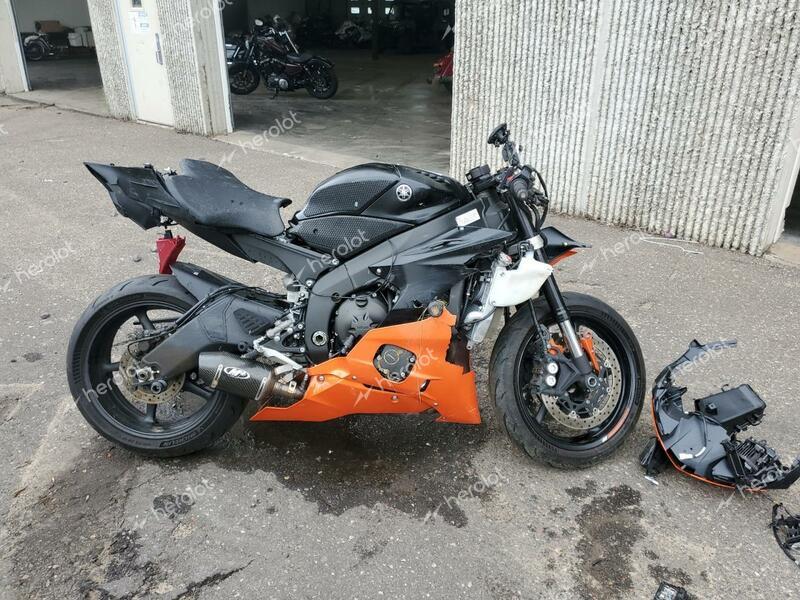 YAMAHA YZFR6 2020 orange  gas JYARJ28E6LA006511 photo #1