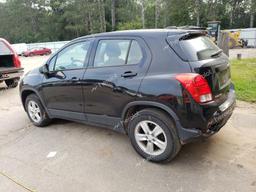 CHEVROLET TRAX LS 2017 black  gas 3GNCJNSB4HL290111 photo #3