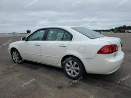 KIA OPTIMA LX 2007 white  gas KNAGE123975126140 photo #3