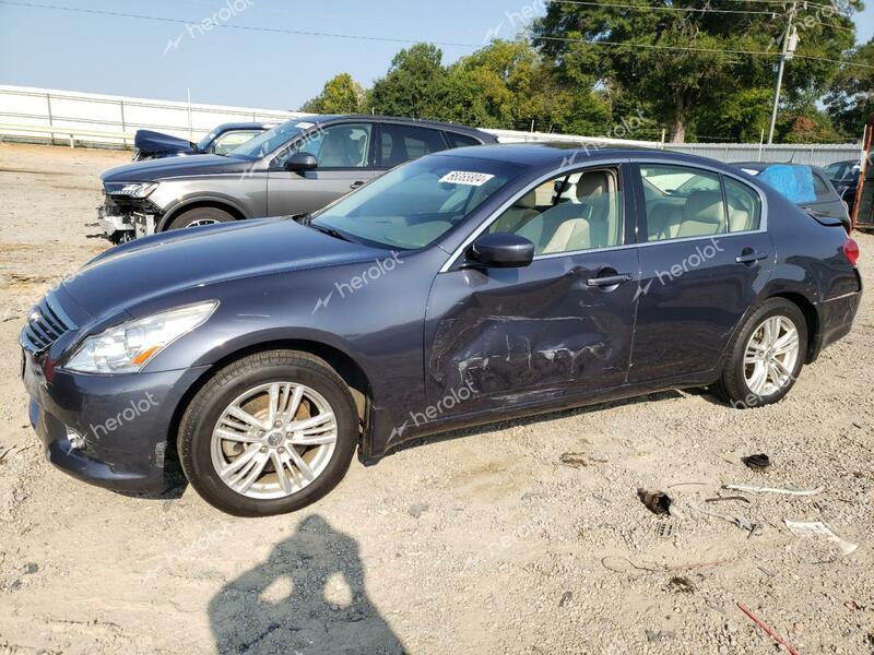 INFINITI G25 2012 gray sedan 4d gas JN1DV6ARXCM730128 photo #1