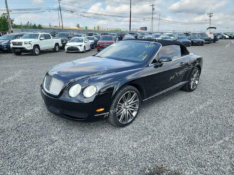 BENTLEY CONTINENTA 2008 black converti gas SCBDR33W68C052142 photo #1