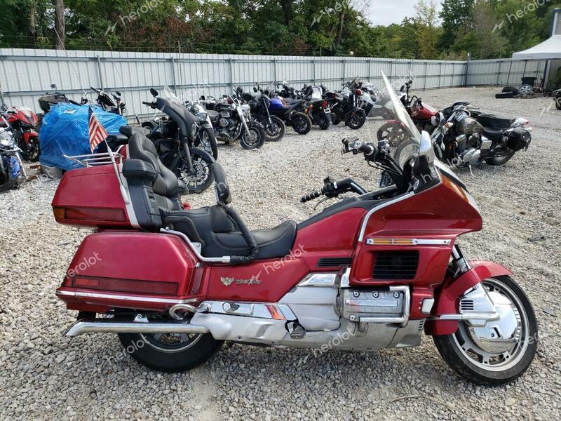 HONDA GL1500 I 1992 maroon road/str gas 1HFSC2269NA400644 photo #1