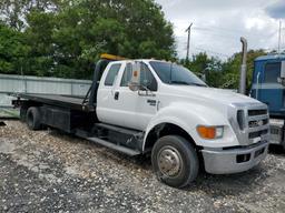 FORD F650 SUPER 2005 white conventi diesel 3FRNX65F35V163700 photo #2